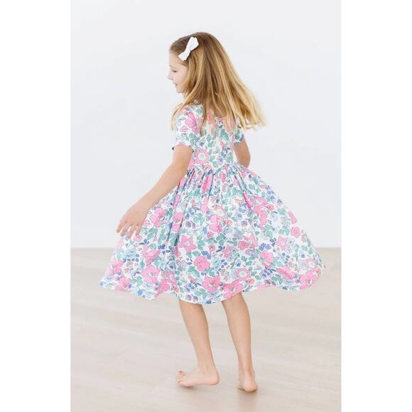 Mila & Rose Hydrangea S/S Pocket Twirl Dress NWT 2T - Picture 1 of 3